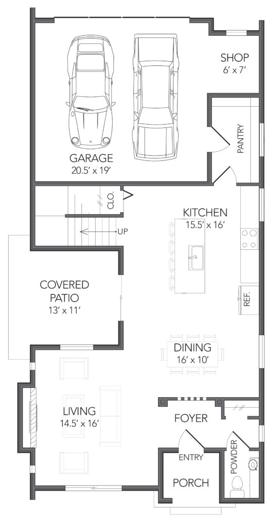 Floor Plan_COTTONWOOD_Main Floor Ichijo